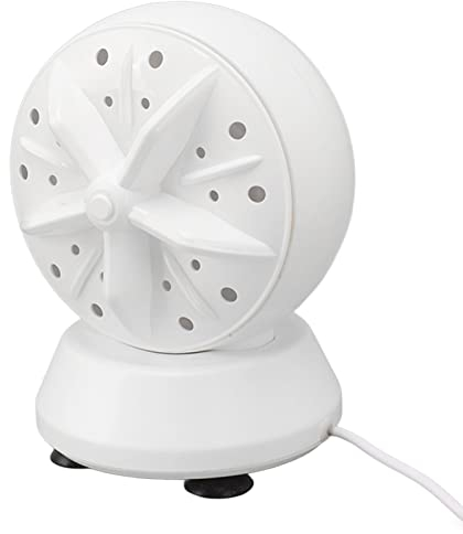 Dpofirs Ultraschall-Waschmaschine, Tragbare USB-Waschmaschine mit Zwei Turbinen, Effiziente Haushaltswaschmaschine für Babykleidung, Unterwäsche oder Kleine Gegenstände