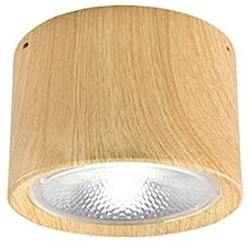 IOEDHW Faretto da incasso a soffitto a soffitto verniciato a grana di legno Faretto da soffitto a LED Faretto da incasso dimmerabile per interni Faretto ad alta luminosità per Lampade commerciali Lamp