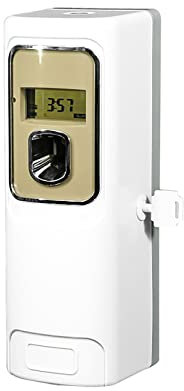 Automatic LCD Fragrance Dispenser, Wall Mount/Free Standing ABS Auto Air Freshener Dispenser Programmable Aerosol Spray Perfume Dispenser for Bathroom, Hotel, Office, Commercial Place