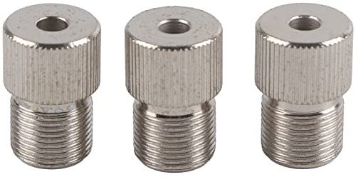 Risegun 3 Pièces 5mm Douille d'adaptateur de mandrin de perçage, Manchon Adaptateur de Mandrin de Perçage pour Foret à Bois Accessoires, repérage de Guidage de perçage du Bois