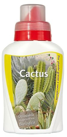 Virsus Concime Liquido per Cactus AC300, Flacone da 300ml, Tappo Dosatore, Fertilizzante per agricoltura Biologica, concime concentrato per crescita rapida con radice forte per tutti i Cactus