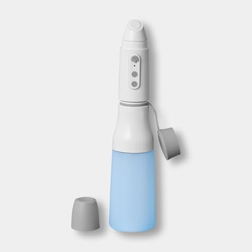 MEWATEC Reise-Bidet Travelet light - Intimhygiene mit Wasser für unterwegs & Zuhause - idealer Einstieg in die Intimhygiene mit Wasser - 290 ml - integrierter Akku