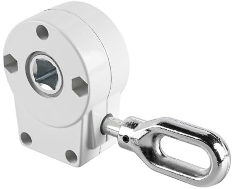 VOANZO Unverzichtbares Zubehör für Außenmarkisen Vollaluminiumlegierung Kopfgetriebe Kipphebelwelle Sonnenwelle Kurbelwellengetriebe Markisengetriebe