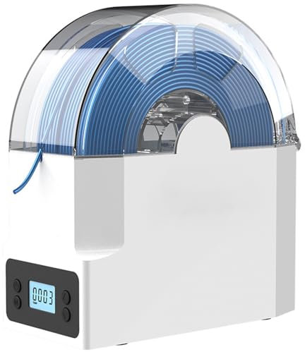 Essiccatore per filamenti, Scatola asciutta per filamenti per Stampante 3D da 48 W con 3 impostazioni di Temperatura e Riscaldamento rapido, Compatibile con PLA, PETG, ABS, TPU, PC, PVA