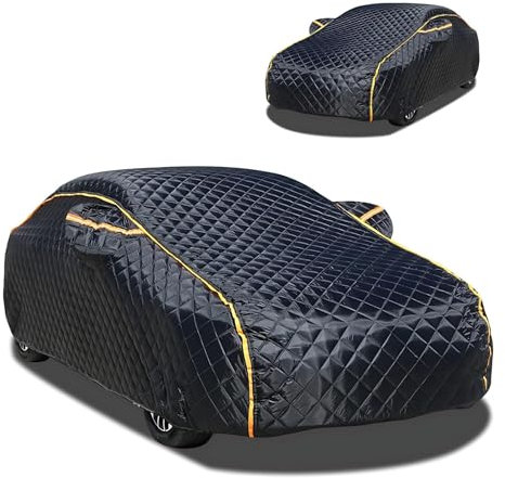 CARXB Hagelsichere Autoabdeckung für BMW 1 Series 116d Sport 116i 118d 118i,Autoabdeckung Allwetter-Schneefest Winddicht Wasserdicht UV-beständig Mit reflektierenden Streifen(Color:33,Size:116i)
