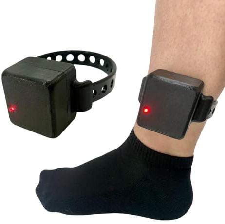 Fake/Prop - Ankle Monitor, House Arrest Bracelet, GPS Tracker/Anklet, Movies Short Films/Electronic Tag Ankle Bracelet (with Flashing Light)