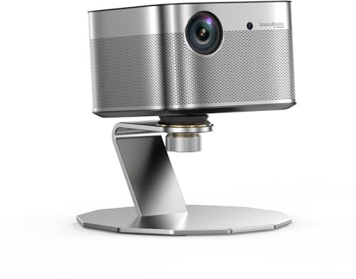 Portable Desktop Projector Stand - Adjustable Angle Projector Mount with 1/4 Screw, Universal Fit for Mini, Pico, Home Theater, Office, Outdoor Projectors - Lightweight & Compact Design- Dark Dray