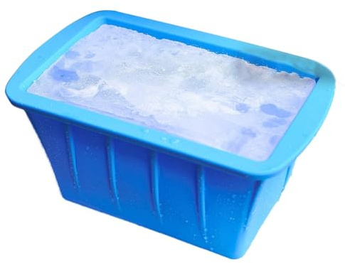 Vesto in silicone di cubo di ghiaccio extra grande-stampo a per grossi pezzi di ghiaccio, design a rilascio di facile rilascio | Maker ICES per attività all'aperto, uso più fresco in campeggio