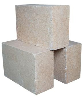 3 ladrillos refractarios resistentes para forjar, aislamiento de temperatura extra alta para forjar, calentar hornos y chimeneas, hornos, parrillas, metal fundido