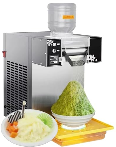 Macchina per ghiaccio a fiocchi di neve, Macchina Tritaghiaccio Elettrico Commerciale da 360W/750W/1200W, per ristoranti, supermercati, Bar(60KG)