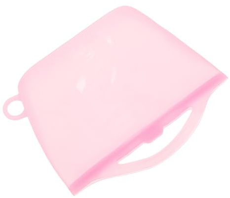 Paquet de Conservation en Silicone Rose 1200ml pour Biberons | Micro-ondes, Réutilisable, pour Aliments et Restes, Format Pratique pour Ingrédients Non Utilisés