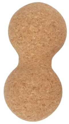 ELAYARD Kork Massageball für Yoga und Massage mit Einzigartiger Form aus Langlebigem Korkstaubmaterial zur Muskelentspannung und Rückenanwendung in Kompakter Größe