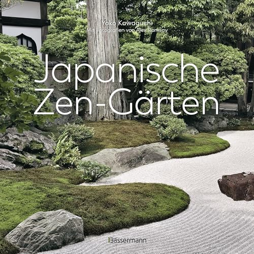 Japanische Zen-Gärten: »Weltentrückte Fotografien [...], auf denen man das Wasser rieseln und das Moos wachsen zu hören meint.« Frankfurter Allgemeine Zeitung