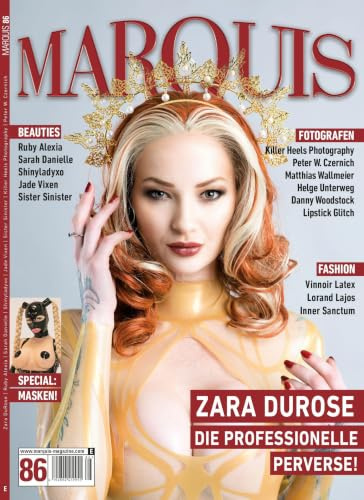 MARQUIS Magazine No. 86- Fetish, Fashion, Latex & Lifestyle -- Englische Ausgabe: The legendary MARQUIS magazine, issue no. 86 ― this time featuring ... MAGAZINE: Fetish, Fashion, Latex & Lifestyle)