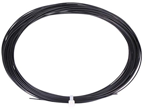 Badmintonsaite Hohe Elastische Badminton String Langlebige Badminton Schnur mit Guter Haltbarkeit für Badmintonschläger Federballschläger (Schwatz)