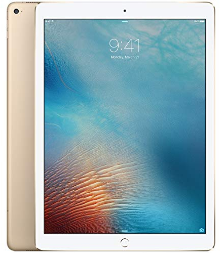 Apple iPad Pro 12.9 (1st Gen) 128GB 4G - Gold - Unlocked (Renewed)