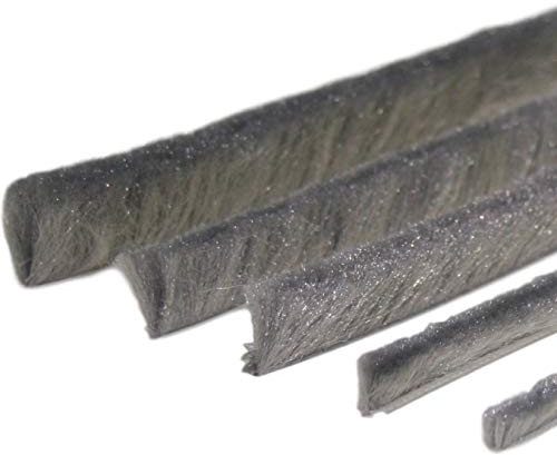 Bürstendichtung Meterware mit Nut von 5mm bis 25mm für Fliegengitter Dichtung Fenster Türen Insektenschutz Rolladen Rolläden mit Nut (5, 4,8 x 20mm)