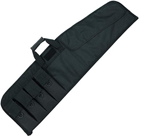 AUMTISC Long Soft Rifle-Soft Case Single Gun-Bag Tactical - Outdoor Carbine Padded Pistol Shotgun Airsoft Cases with 4 Magazine Pockets