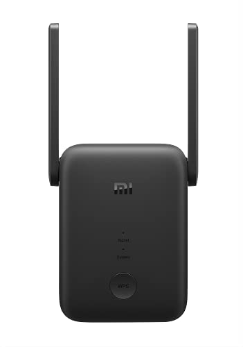 Xiaomi Mi WiFi Range Extender AC1200, repetidor WiFi, conexión Estable, WiFi Dual Band, Entrada Ethernet, indicador de señal Inteligente, Negro, versión Italiana, (RA75)