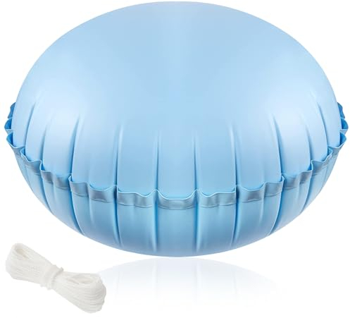 Cojín de Invierno para Piscina,4×4ft Cojín de Aire para Cubierta de Piscina,Cojín de Piscina Invierno,Cojín de Almohada de Aire de Cierre para Cubierta de Piscina sobre el Suelo