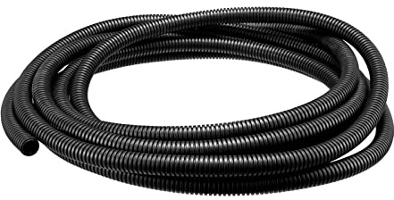 DMiotech Tubo Corrugato Non Divisibile in PP 15,8mm x 12mm x 5m per Uso Interno ed Esterno per Guaine Cablaggio Automobilistico ad Alta Temperatura Gestione Cavi Interni ed Esterni