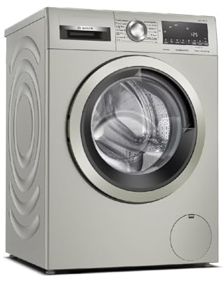 Bosch – Lavadora-Secadora, 9 kg de lavado, Iron Assist, Silenciosa, AutoDry, Acero Mate, WNA1341XES