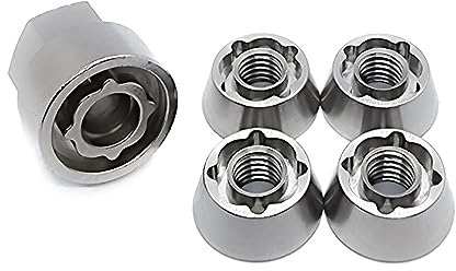 OG Secure | M8 (8mm) EYE Anti-Theft Security Nut Set - 304 Stainless Steel | Tamper Proof Reusable Shear Nuts | For Roof Tent, Winch, Light Bar, E-Bike | For 8mm Thead/Bolts