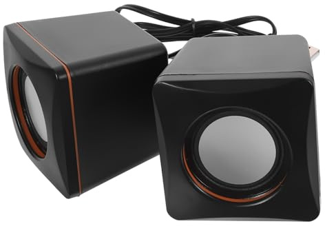 OSALADI Mini Haut-Parleur USB pour Ordinateur Portable, Compatible Tablette et PC de Bureau, pour Bureau et Voyage