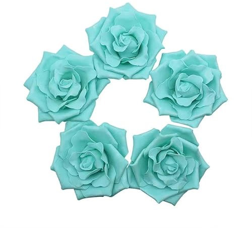 ZFISH 10 Stücke 10cm Große Schaumrosen Künstliche Blumen für Hochzeit Party Dekoration DIY Brautstrauß Scrapbooking Handwerk Gefälschte Blume 8-F13