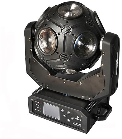 Luces LED de escenario Disco Football Light 12x20w RGBW 4IN1 LED Beam Cabeza móvil DMX Control Strobe Roating Effects Proyector de iluminación de escenario Luces de DJ Para luces de fiesta Par, luces