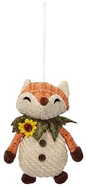 Smart Garden Decorative Hanging Plush Fox Pendants 14cm Autumnal Themed Decoration - Mr Fox - Autumn Decoration Fox Themed Décor Hanging Prop Autumnal Decoration Perfect for Home Kitchen Living Room