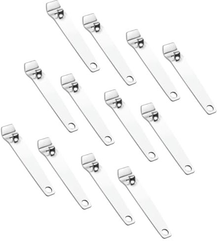 Amosfun 12pcs Manual Beer Bottle Opener Flat Opener for Soda Multifunctional for Home Barbecue Party