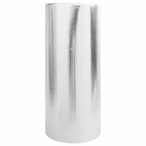 vidaXL Réflecteur de Chaleur pour radiateur Argent 1 x 15 m Aluminium, Réflecteur cylindrique, Chauffage à la Maison, économe en énergie, Gestion Thermique, Maintien intérieur