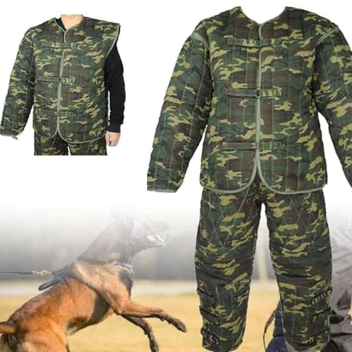 Professioneller, bissfester Anzug mit vollständigem Bissschutz für das Hundetraining, Schutzkleidung für militärische Outdoor-Hunde, große Körperschutzjacke für das Polizeihundetraining