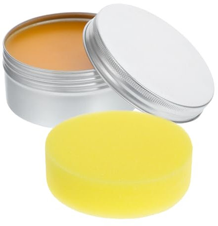 HEALLILY Cire Pâte pour Bois Cire Abeille pour Meubles et Parquet Bloc pour Polissage et Entretien