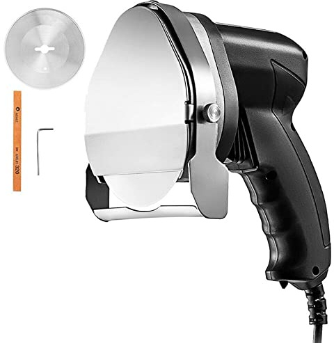 Kebab Slicer 0-8mm Electric Wireless Kebab Doner Knife 2 Blades Shawarma Cutter Commercial Roast Gyro Meat Cutting Machine(Electric Slicer)