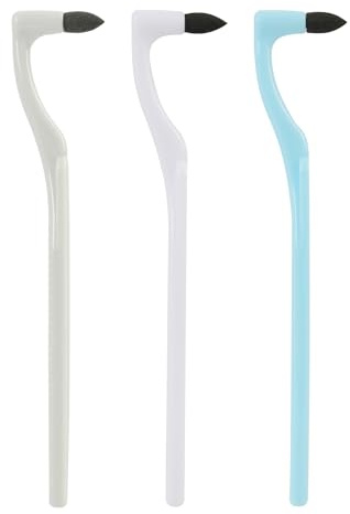 3 Pack Professional Tartar Remover and Dental Polisher - Effective Toothbrush Stain Remover for Plaque, Tartar & Discoloration - Eco-Friendly Materials, Suitable for All Ages, Mixed Colours