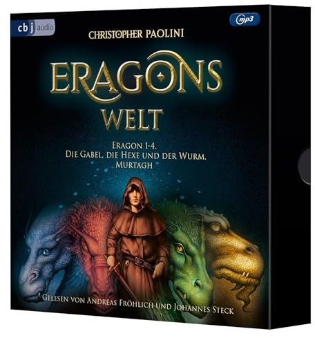 Eragons Welt - Das Vermächtnis der Drachenreiter - Der Auftrag des Ältesten - Die Weisheit des Feuers - Das Erbe der Macht - Die Gabel, die Hexe und der Wurm - Murtagh: Die große Hörbuch-Box -