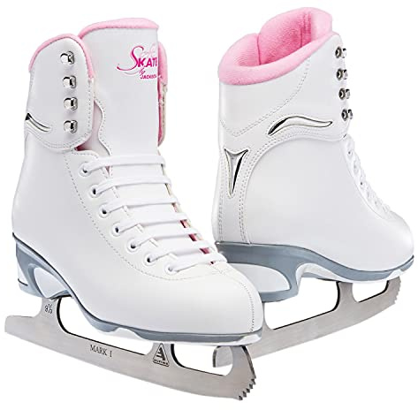 Jackson Figure Ice Skates JS180 / JS181 / JS184 - Color: Pink, Girls Size 2