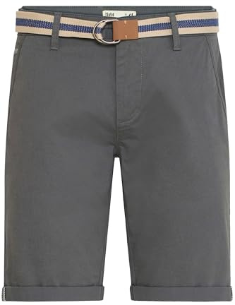 !Solid Monty Herren Chino Shorts Bermuda Kurze Hose mit Gürtel aus Stretch-Material Regular-Fit