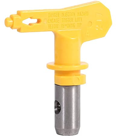 Airless Düse, Haofy Gelbe Airless Spritzpistole Düse Farbspritzpistole TIPP, Reversibel Luftlos Spritzpistolendüsen für Latexfarben, Dispersionen, Rostschutzfarben, 217