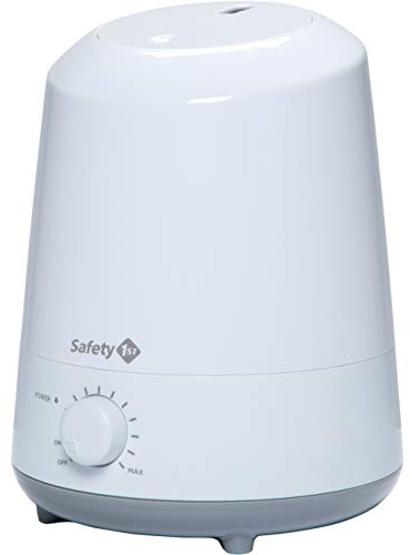Safety 1st Stay Clean Humidifier, Ultrasonic Mist, One Gallon Easy to Fill Tank, LED Light, and Filter Free
