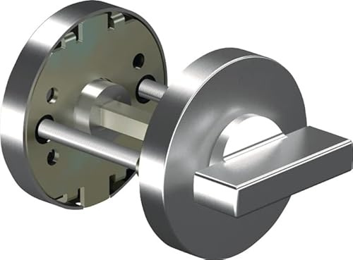 Schlüsselrosette 7122 WC ER VA ER Schildst.9mm WC rd.OGRO