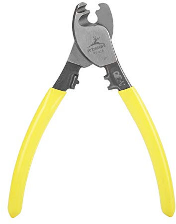 Alicates de Corte de Cable, RT-22 6 Cortador de Alambre de Cable de Acero Al Cromo Vanadio Alicates de Corte de Alambre Eléctrico Herramienta de Corte Manual