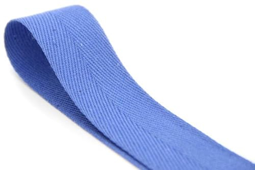 10mm | 5m Köperband | Nahtband | Farbauswahl I 76% Baumwolle (blau)