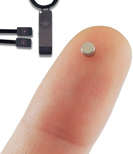 PingaOculto Oreillette Espion Ecouteur Mini Invisible pour Examen Nano Caché MP3 pour Enregistrements avec Boutons-poussoirs - Casque sans Fil Discrete Ecoute à Distance (Oreillette Espion Nano V2)