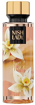 Nishlady Vanilla Paradise Body Mist Spray 260 ml - Bruma Corporal Perfumada
