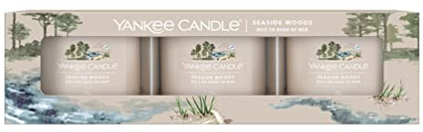Yankee Candle Seaside Woods Votivkerzen-Set, 3 Stück