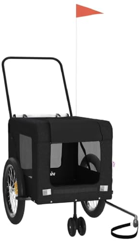 vidaXL Fahrradanhänger Hund Fahrradanhänger Hunde Radanhänger