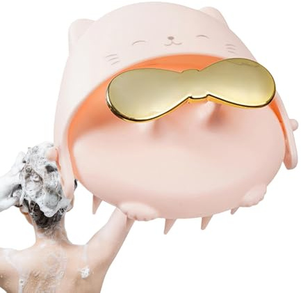 Scalp Scrubber | Kopf Kopfhautmassagegerät - Kopfhautbürste, Massagehaarbürste, Nass- und Trockendusche Kopfhautschrubber für Massage und Reinigung